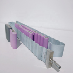 Hybrid Electric Vehicle Cylindrical Battery Pack Aluminum Microchannel Cooling Channel System Liquid Water Cooling Cold Plates