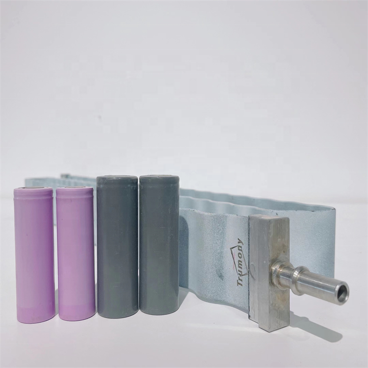 Hybrid Electric Vehicle Cylindrical Battery Pack Aluminum Microchannel Cooling Channel System Liquid Water Cooling Cold Plates