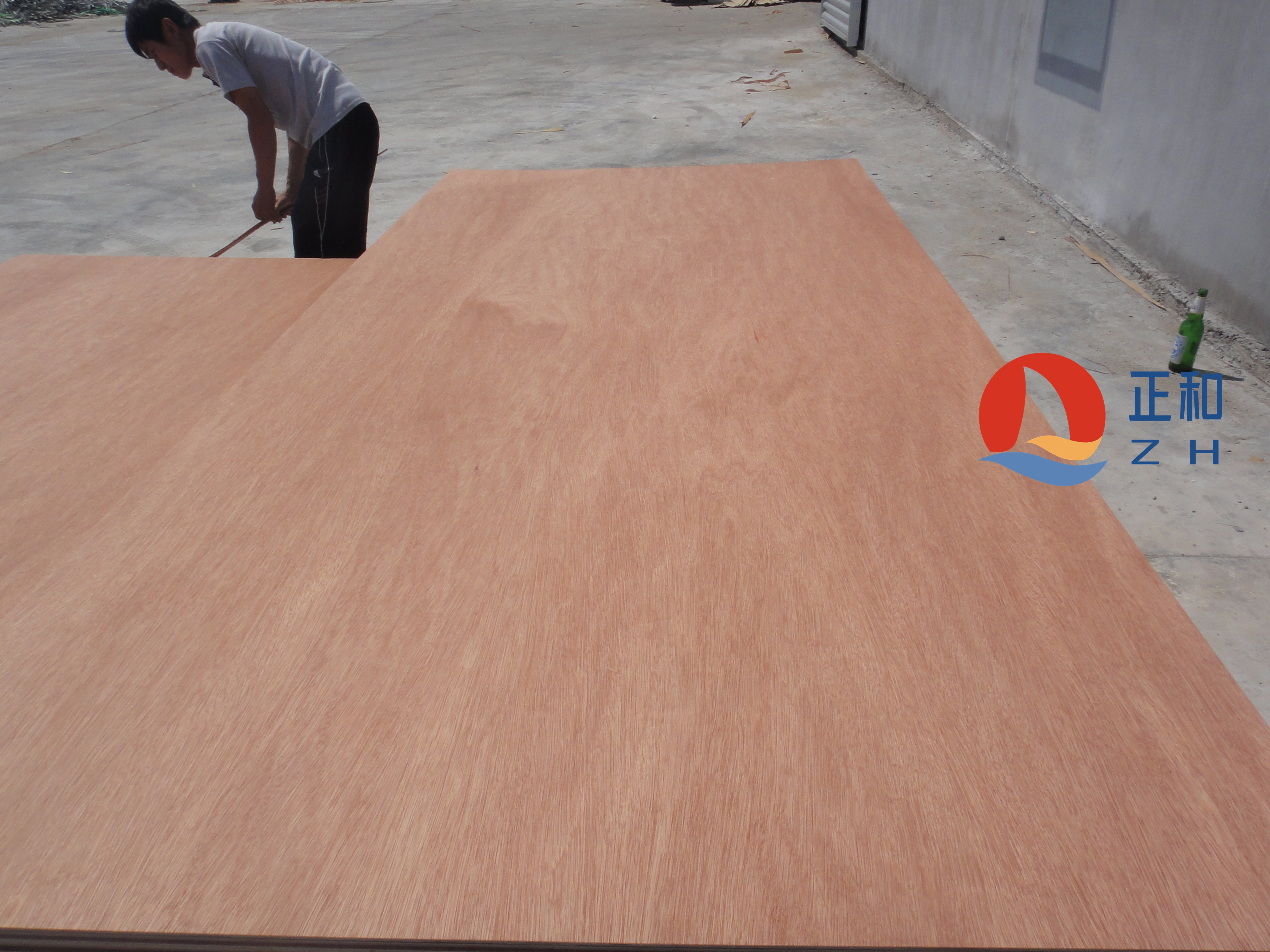 2.7mm 3mm 5mm 18mm Bintangor / Okoume/pine Wood Veneer Faced Plywood Commercial Plywood