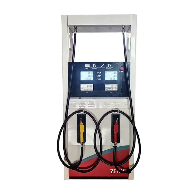 Custom Gasoline Diesel Fuel Gas Station 4 Nozzles Fuel Dispenser For Sale