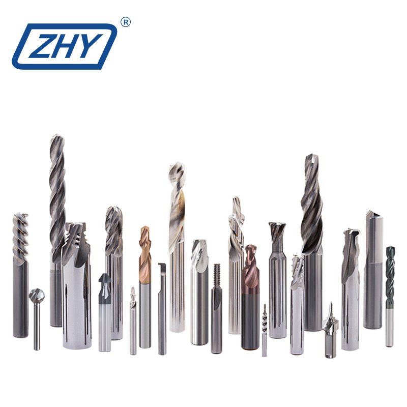 ZHY 0.3mm ultra micro diameter 0.15mm carbide end mills high precision processing milling cutters