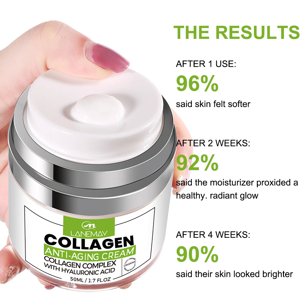 Vitamin A Face Cream Anti Aging Wrinkle Day Night Collagen Moisturizing Skin Whitening Hyaluronic Acid Facial Cream