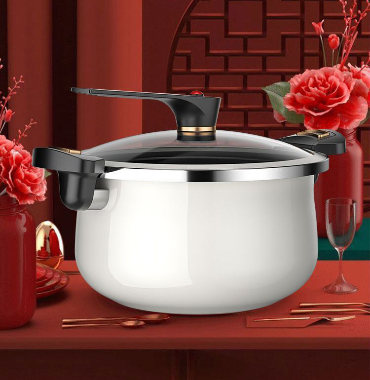 Wholesale 28cm Cooking Pots Sets Nonstick Cookware Ceramics Enamel Health Pot For Kitchen