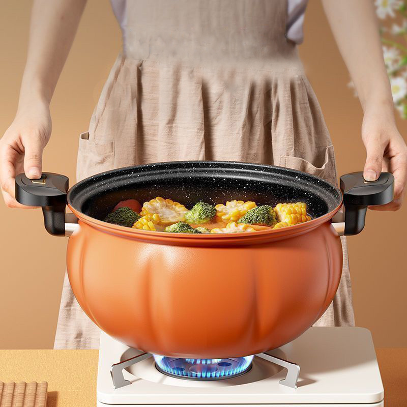 Multifunction 7l Large Capacity Non Stick Pot Pumpkin Pressure Cooker Soup Pot For Kitchen