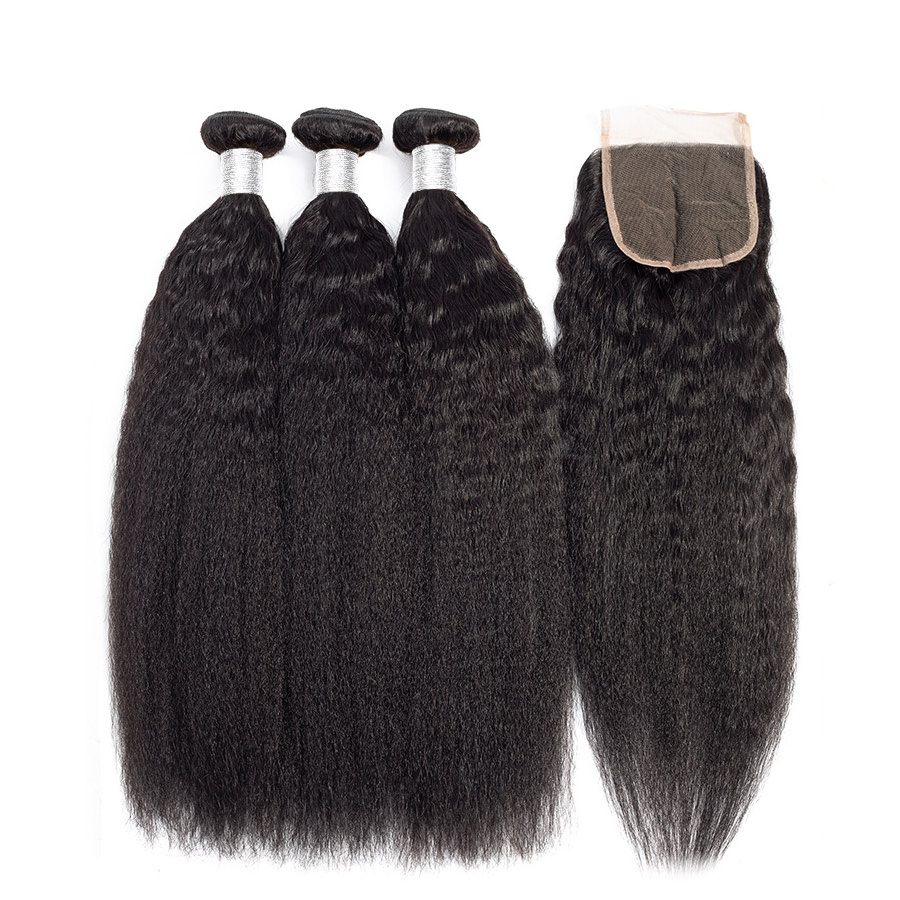 10A Cambodian Human Hair Bundles With Closure,Bundles With Closure Human Hair,Bundles And Closure Set