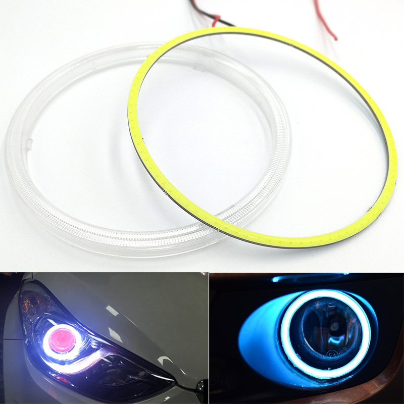 2 pcs Daytime Running Headlight Lamp Car Angel Eyes Led Halo Ring Headlight DRL 12V 60MM 70MM 80MM 90MM 100MM 110MM 120MM