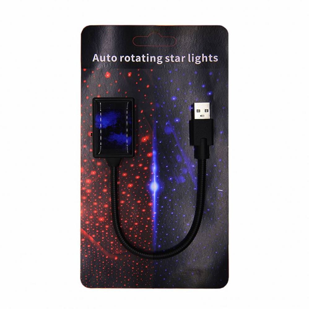 USB Car Room Roof Atmosphere Interior Ambient Star Light LED Starry Lamp Ceiling