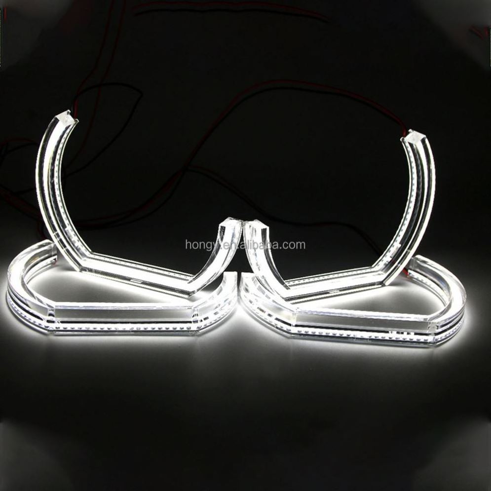 Hot Selling Crystal C Shape LED RGB Angel Eyes Headlight For E90 E91 E82 E87 E60 E92 F30 Halo Rings Angel Eyes