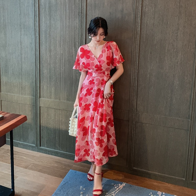 chinese dress ladies Women Midi Dress Spring Autumn Korean Solid A-Line Party Vintage Dresses  Black at Amazon Women's Clothing store