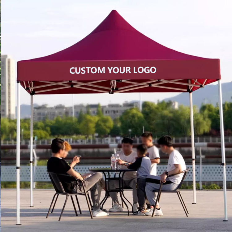 Outdoor Folding Instant Custom Easy Ez Up Event Gazebo Canopy Trade Show Exhibition Outdoor Pop Up Tente Canopy Heavy Duty Tent