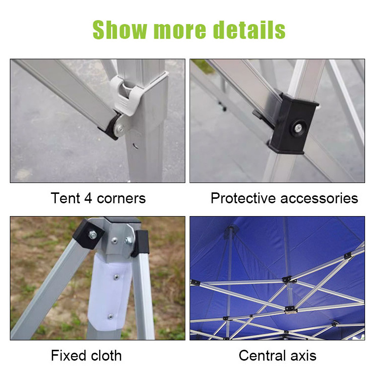 Pop Up Gazebo 3X4.5 Folding Trade Show Tent 10X15 Canopy Outdoor Factory Supply Tent Canopy Ultralight Commercial Tent