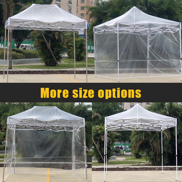 Outdoor Waterproof Folding Tent Canopy Garden Gazebo 2X3  3X3 Clear Transparent Easy Pop Up Tent