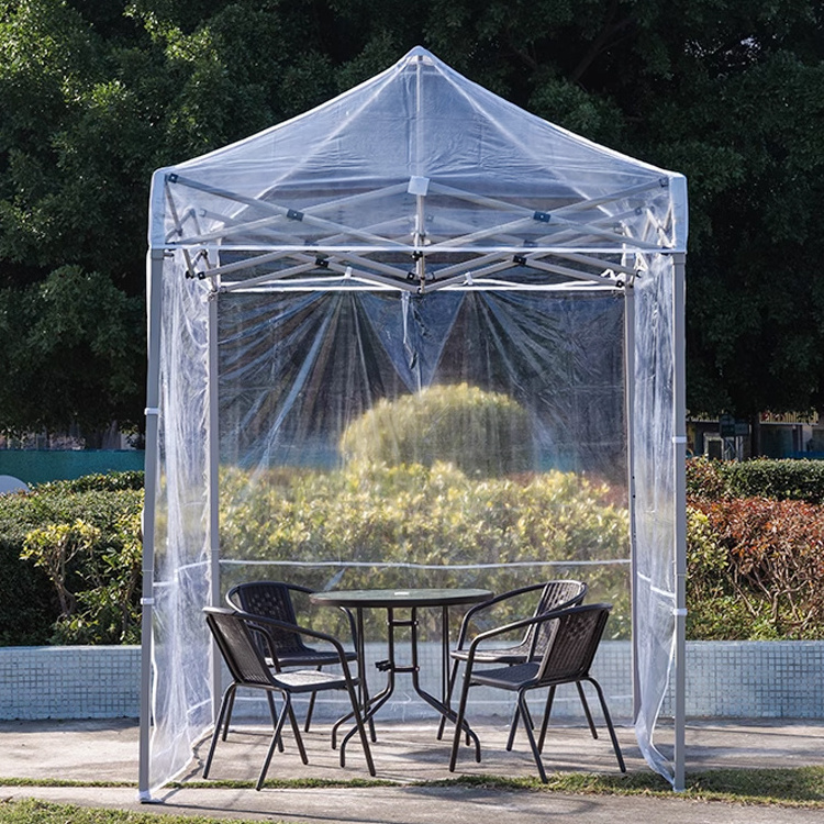 Outdoor Waterproof Folding Tent Canopy Garden Gazebo 2X3  3X3 Clear Transparent Easy Pop Up Tent