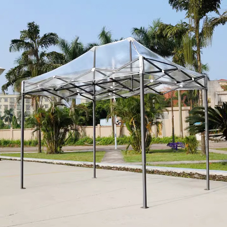 Outdoor Waterproof Folding Tent Canopy Garden Gazebo 2X3  3X3 Clear Transparent Easy Pop Up Tent