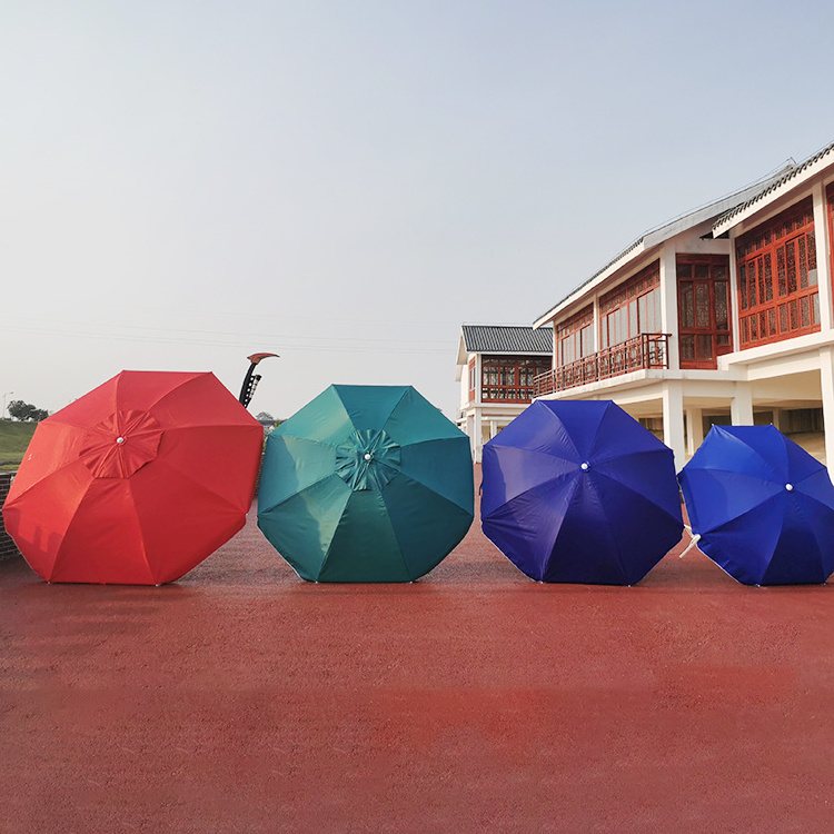 Customized Fiberglass Orange Yellow Screen Sombrilla Printing Ombrellone Outdoor Pagoda Printed Parasol Umbrellas For The Garden