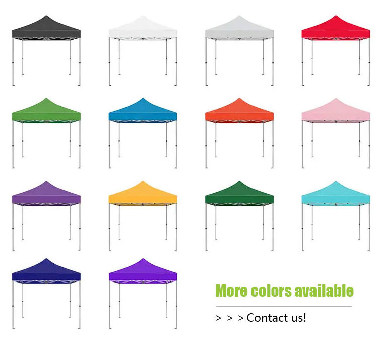 Custom 600D Steel Frame Promotion Expo Tente Extensible Gazebo Pop Up Tent Canopy 3X3 Canopy Trade Show Display Tent