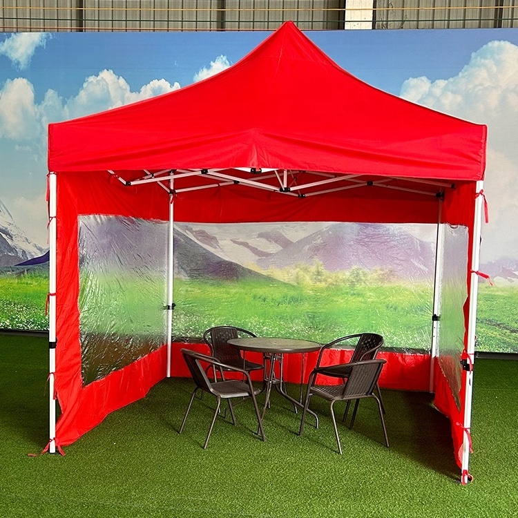 Customization 6Ftx6ft And Sidewalls 10x10 ft 20X10 Pop Up Gazebo 10X10 Custom White Canopy Tent