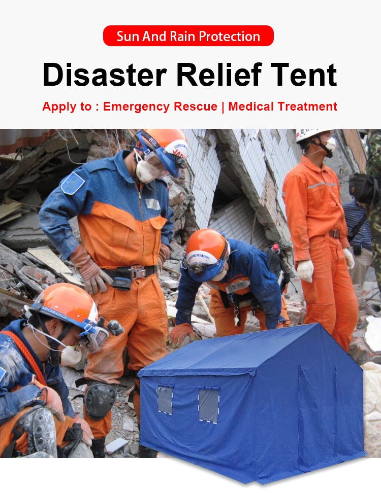 outdoor refugee cooling indoor warmth first aid shelter tents evacua heavy duty earthquake emergency disaster relief tent