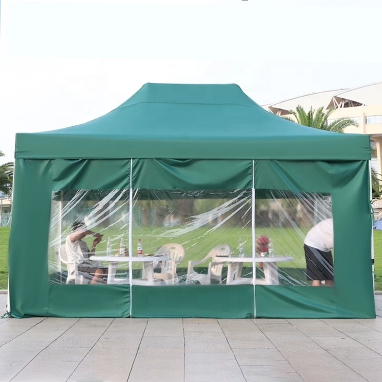 High Quality 3*6 3 X 3 Exhibition Gazebo Pop Up 10X10 20X10 Feet Festival Side Walls Commercial Canopy Tent