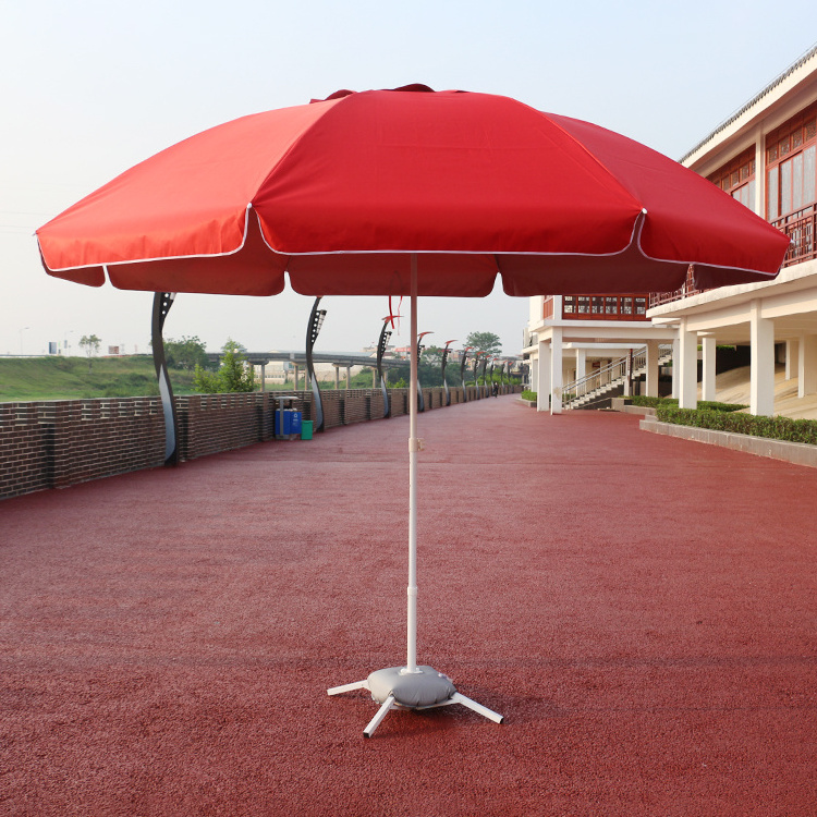 Outdoor Extra Large Sombrilla De Playa 3.8M Very Large Telescopic Individual Stand Industrial Heavy Duty Garden Sun Umbrella