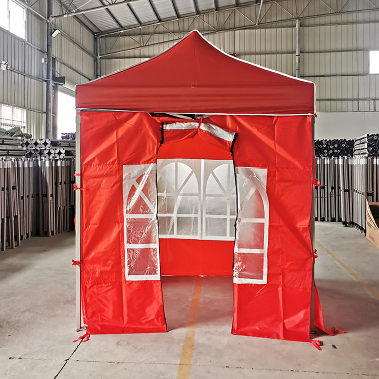 Customization 6Ftx6ft And Sidewalls 10x10 ft 20X10 Pop Up Gazebo 10X10 Custom White Canopy Tent