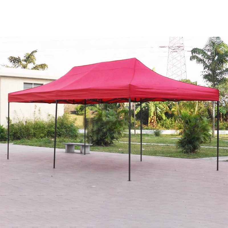 Good Quality Factory Directly 2X2 3X3 6X3 3X6 Gazebo Tent Set Kit Xxl Pop Up Red Outdoor Canopy Sun Canopy Trade Show Tent