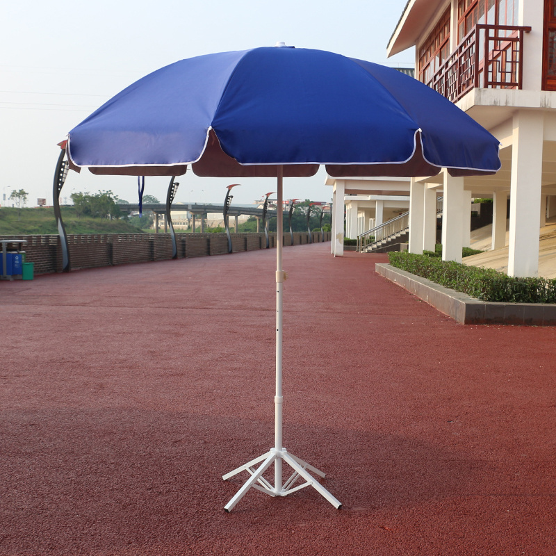 Outdoor Extra Large Sombrilla De Playa 3.8M Very Large Telescopic Individual Stand Industrial Heavy Duty Garden Sun Umbrella