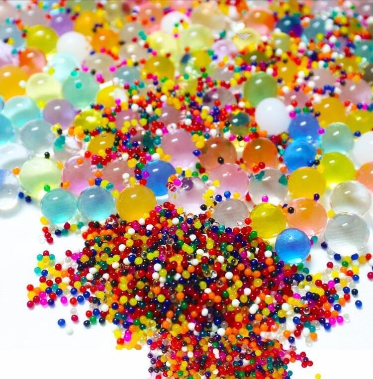 Best Selling Water Growing Beads Rainbow Crystal Soil Wholesale Orbeez Water Beads Jelly Beads In Customized