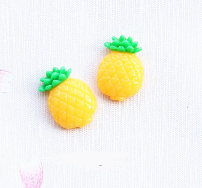 ZJToys Mini Fruits Charms resin charm for phone decoration DIY Slime Crafts