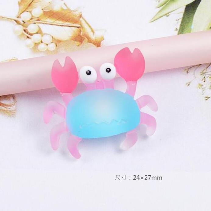 2019 New Designs Ocean Animals Fish Crab Charms Slime Beads Making Supplies for DIY Crafts Gifts