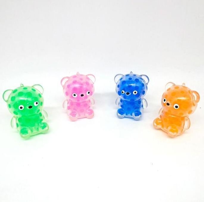 Little Bear Stree Balls Anti Fidget Ball TPR Sugar Stress Balls Animal Squeeze Release Stress Toys