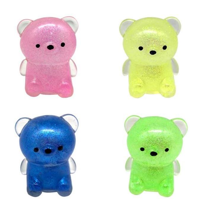 Little Bear Stree Balls Anti Fidget Ball TPR Sugar Stress Balls Animal Squeeze Release Stress Toys