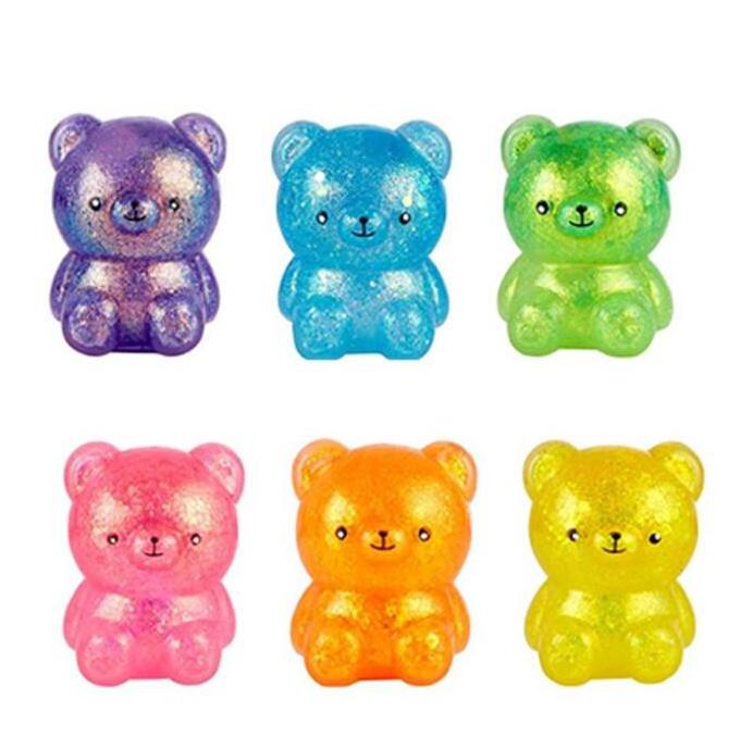 Little Bear Stree Balls Anti Fidget Ball TPR Sugar Stress Balls Animal Squeeze Release Stress Toys