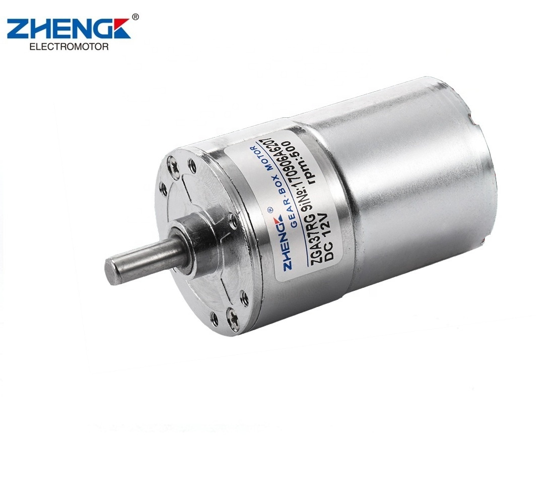 Zhengke 12v 120 rpm Gearbox mini gear motor with 520 motor