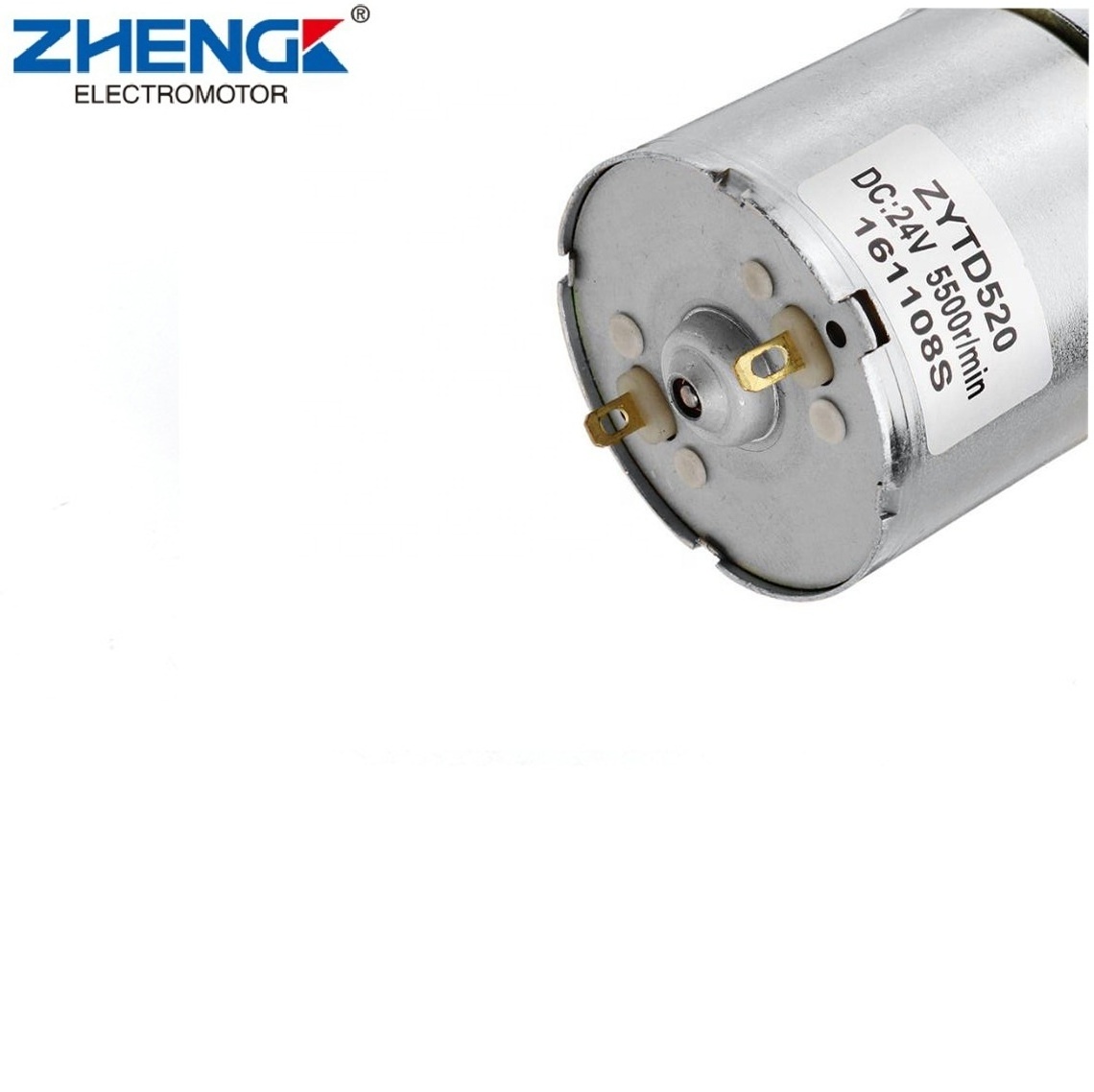 Zhengke 12v 120 rpm Gearbox mini gear motor with 520 motor