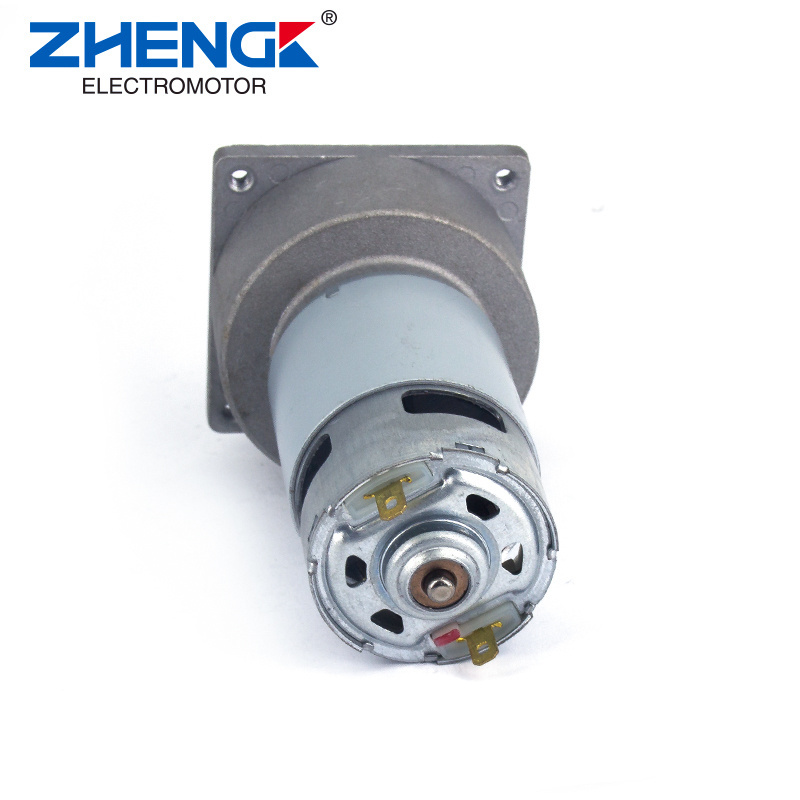 ZHENGKE ZGA60FM 60mm Diameter 12v 24v 36v Brush Dc PMDC Gear Motor Voice Coil Motor Permanent Magnet for industrial machine