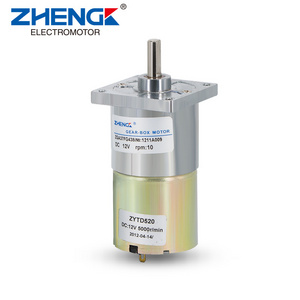 Micro DC Gear Motor 24V 10W Speed Forward and Reverse Low Speed DC Motor ZGA37FG 10 Brush Switched Reluctance Motor Ie 3 3W