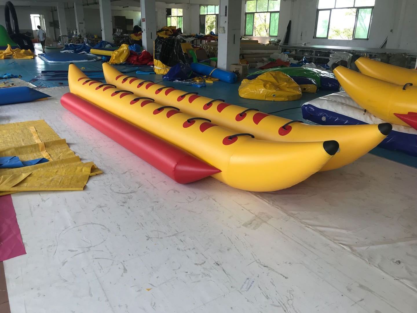 High quality inflatable banana ship, inflatable banana boat, inflatable water game toy for water sport