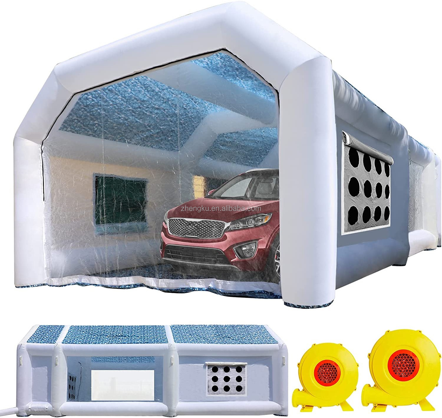 High Quality Inflatable Car Spray Paint Tent Portable Inflatable Car Garage Car Cover for Sale