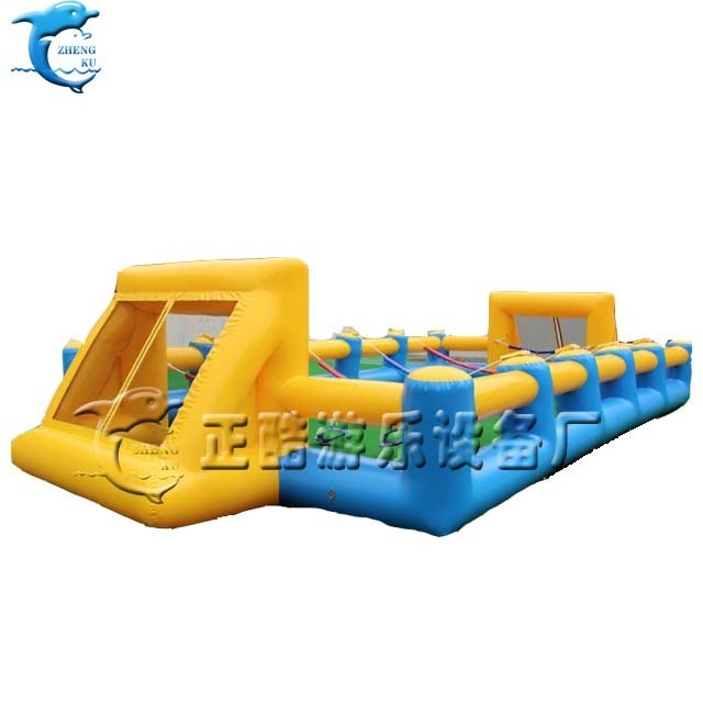 High quality outdoor inflatable soap football field inflatable soccer field court for sale