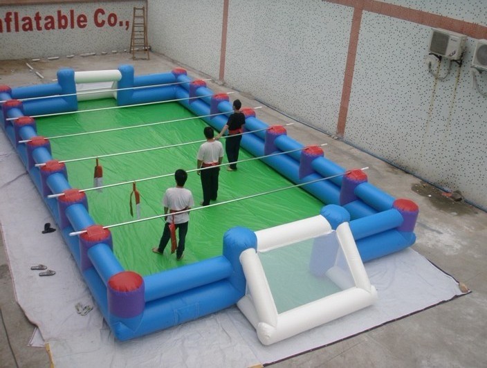 High quality outdoor inflatable soap football field inflatable soccer field court for sale