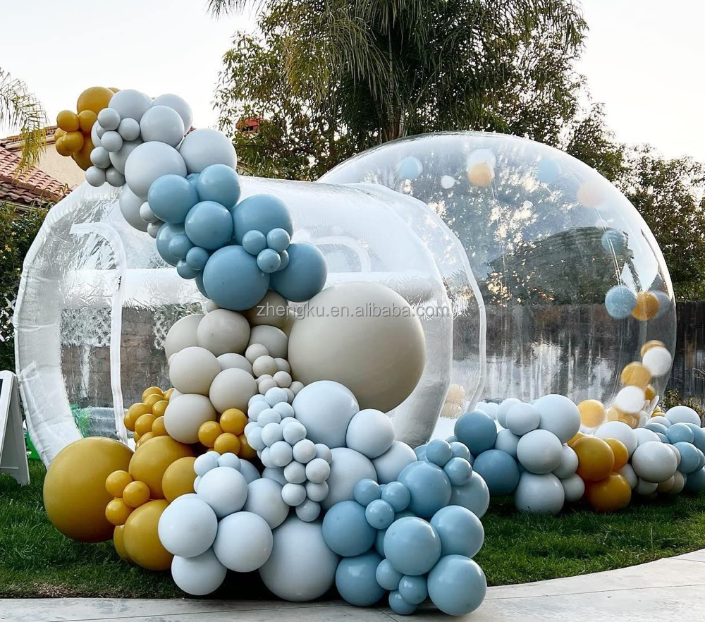 Transparent inflatable bubble balloon house 3m bubble dome house inflatable igloo for sale