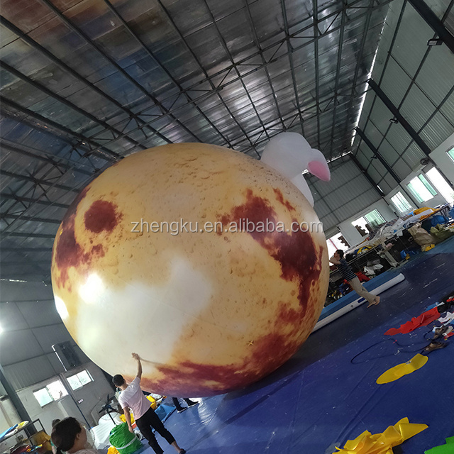 Popular decoration advertising inflatable moon/inflatable moon with led lights/inflatable moon with rabbit