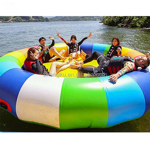 Hot Summer Inflatable Towable Tube Banana Boat Water Rotating Disco Boat Inflatable Spinning Top