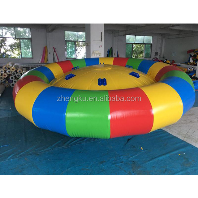 Hot Summer Inflatable Towable Tube Banana Boat Water Rotating Disco Boat Inflatable Spinning Top