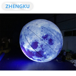 Factory direct sale inflatable lighting moon, inflatable arch for festival, halloween cartoon inflatable character