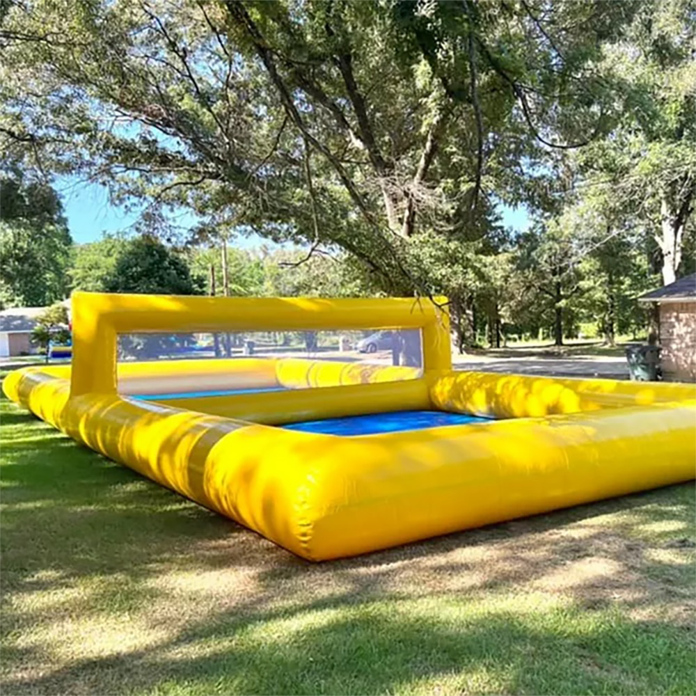 Popular inflatable volleyball field/ portable inflatable tennis court/inflatable volleyball sports events for outdoor