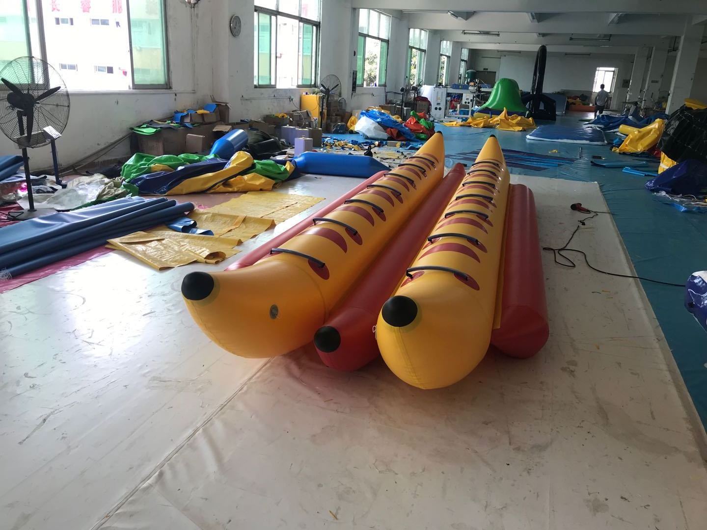 High quality inflatable banana ship, inflatable banana boat, inflatable water game toy for water sport