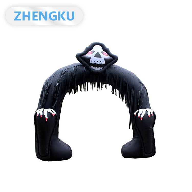 Factory direct sale inflatable lighting moon, inflatable arch for festival, halloween cartoon inflatable character