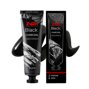 Factory Custom Volcanic mud Black Carbon Tooth Cleaning Paste Natural Whitening Active Toothpaste with Charcoal